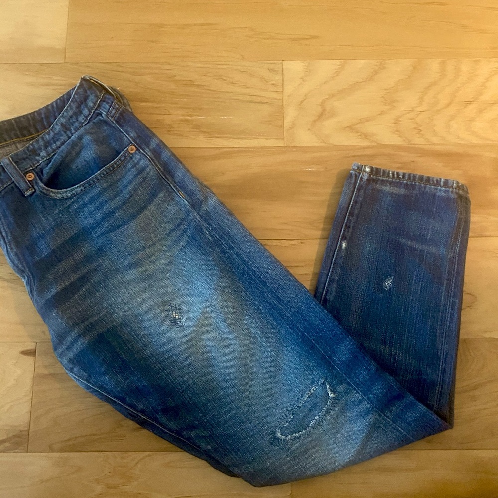Denim and Supply Skinny Boyfriend distressed denim